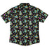 Rocking Dinosaurs Night Button Up Shirt Geek Nerd adult sizing Design by Claire Murphy dinosaur print
