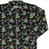 Rocking Dinosaurs Night Long Sleeve Button Up Shirt Geek Nerd adult sizing Design by Claire Murphy dinosaur print