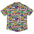 Roll with Pride LGBTQ Dice Dnd Button Up Shirt - adult sizing - dnd & rpg print - Maximalist Patterns