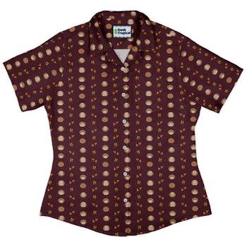 Rolling Hedgehogs Curvy Button Up Shirt Geek Nerd 0925 All Adult Button Up Shirts Animal Patterns