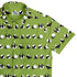 Rolling Silly Pandas Green Button Up Shirt Top Corner