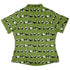Rolling Silly Pandas Green Curvy Button Up Shirt Old Curvy Button Up Shirt womens back
