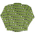 Rolling Silly Pandas Green Long Sleeve Button Up Shirt back