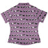 Rolling Silly Pandas Lilac Curvy Button Up Shirt Old Curvy Button Up Shirt womens back
