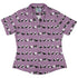 Rolling Silly Pandas Lilac Curvy Button Up Shirt Old Curvy Button Up Shirt womens front