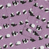 Rolling Silly Pandas Lilac Long Sleeve Button Up Shirt sleeve close