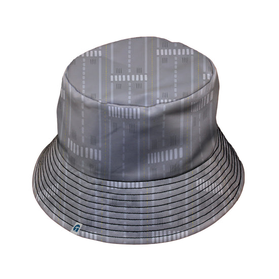 Runway Stripe Bucket Hat Geek Nerd aviation print Design by Zirkus Design lx - B