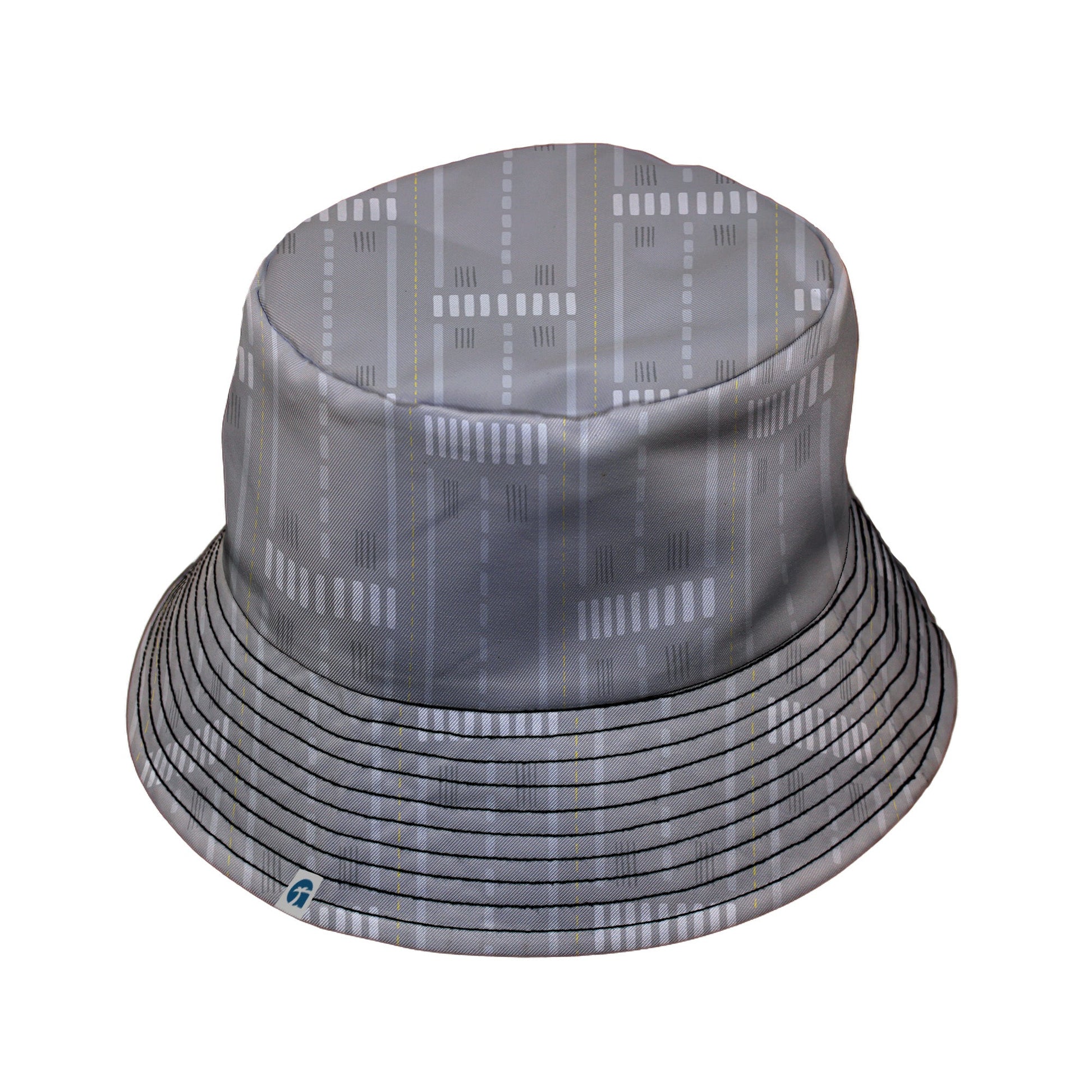 Runway Stripe Bucket Hat Geek Nerd aviation print Design by Zirkus Design lx - B