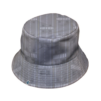 Runway Stripe Bucket Hat Geek Nerd aviation print Design by Zirkus Design lx - B