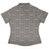 Runway Stripe Curvy Button Up Shirt Geek Nerd aviation print Design by Zirkus Design q225