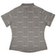 Runway Stripe Curvy Button Up Shirt Geek Nerd aviation print Design by Zirkus Design q225