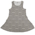 Runway Stripe Dress Geek Nerd aviation print Design by Zirkus Design lx - C