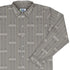 Runway Stripe Long Sleeve Button Up Shirt Geek Nerd adult sizing aviation print Design by Zirkus Design