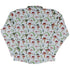 Santa Snails and Winter Mushrooms Long Sleeve Button Up Shirt Geek Nerd adult sizing Botany Print Christmas Print