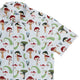Santa Snails & Winter Mushrooms Button Up Shirt Geek Nerd adult sizing Christmas Print