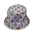 Santas Little Kittens Bucket Hat Black Stitching
