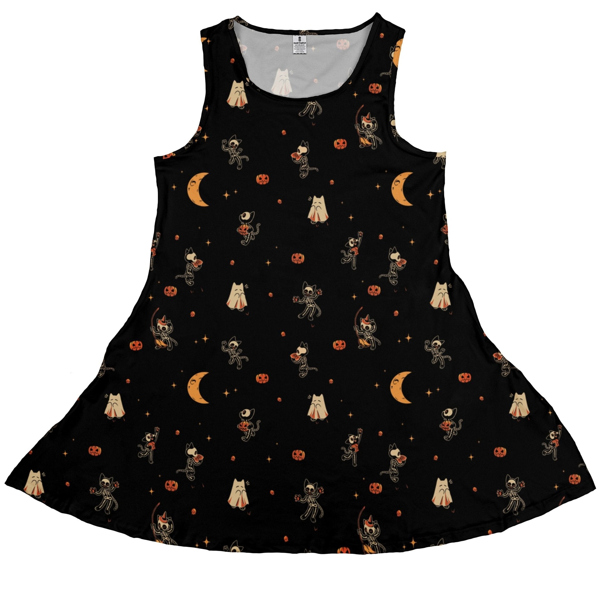 Scaredy Cats Dress Geek Nerd halloween lx - C q4