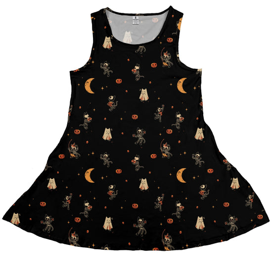 Scaredy Cats Dress Geek Nerd halloween lx - C q4