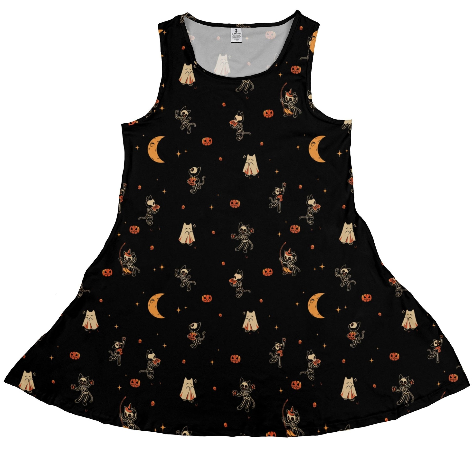 Scaredy Cats Dress Geek Nerd halloween lx - C q4