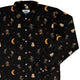 Scaredy Cats Long Sleeve Button Up Shirt Geek Nerd adult sizing Design by Tobe Fonseca FLOW DESC WRITING
