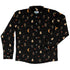 Scaredy Cats Long Sleeve Button Up Shirt Geek Nerd adult sizing Design by Tobe Fonseca FLOW DESC WRITING