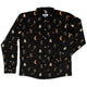 Scaredy Cats Long Sleeve Button Up Shirt Geek Nerd adult sizing Design by Tobe Fonseca FLOW DESC WRITING