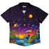 Sci-Fi Island Button Up Shirt - adult sizing - Design By Brigid Ashwood - Fantasy Prints