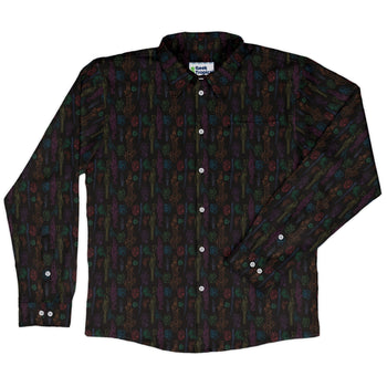Sci Fi Weapons Long Sleeve Button Up Shirt 2