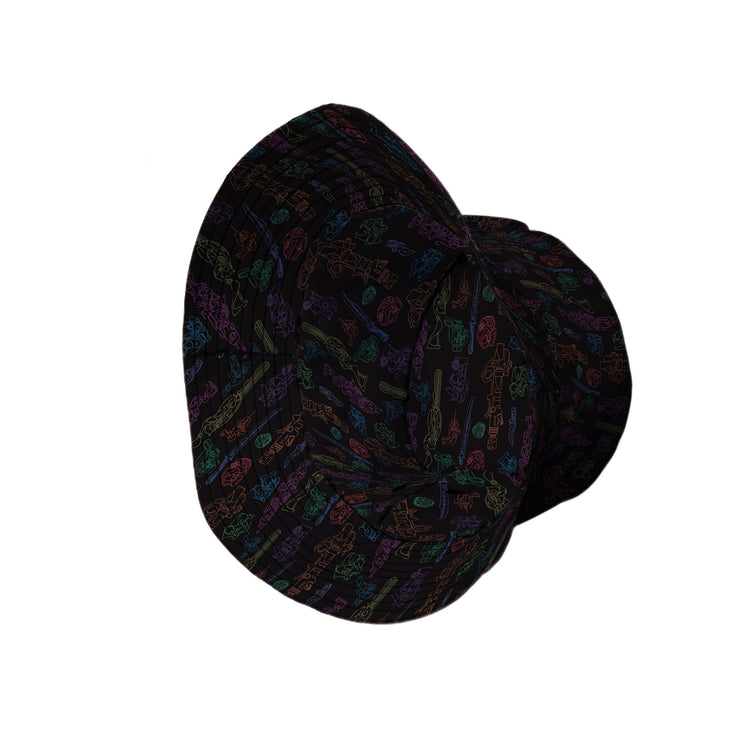 Sci Fi Weapons Bucket Hat