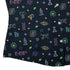 Science DNA Molecules Dark Navy Curvy Button Up Shirt Geek Nerd science print women