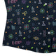 Science DNA Molecules Dark Navy Curvy Button Up Shirt Geek Nerd science print women