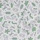 Science Green Microbes White Long Sleeve Button Up Shirt Geek Nerd adult sizing FLOW DESC WRITING science print