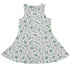 Science Green Microbes White Dress Geek Nerd lx - C science print