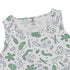 Science Green Microbes White Dress Geek Nerd lx - C science print