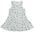 Science Green Microbes White Dress Geek Nerd lx - C science print