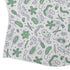 Science Green Microbes White Curvy Button Up Shirt Geek Nerd science print women