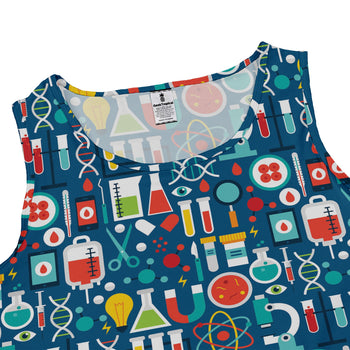 Science Lab Blue Science Dress Geek Nerd lx - C science print