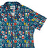 Science Lab Blue Science Curvy Button Up Shirt Geek Nerd science print women
