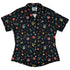 Science Love Curvy Button Up Shirt Geek Nerd Design by Tobe Fonseca Q3 - 2 science print