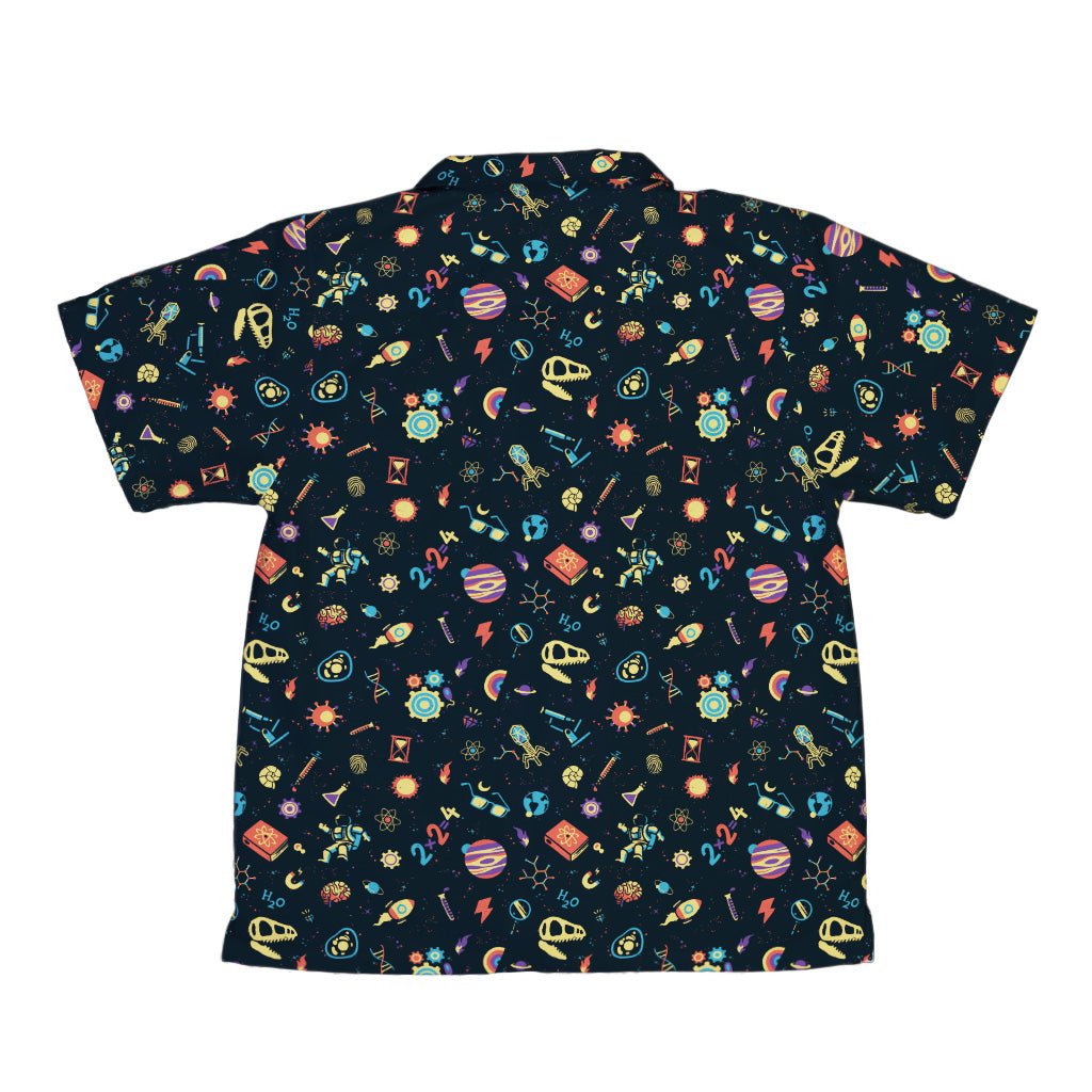 Science Love Youth Hawaiian Shirt - Design by Tobe Fonseca - Q3 - 2 - science print