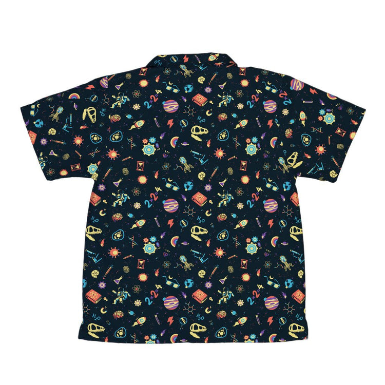 Science Love Youth Hawaiian Shirt - Design by Tobe Fonseca - Q3 - 2 - science print