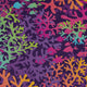 Science Marine Biology Rainbow Coral Long Sleeve Button Up Shirt Geek Nerd adult sizing FLOW DESC WRITING Maximalist Patterns