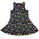 Science Microbiology Rainbow Navy Dress Geek Nerd lx - C science print