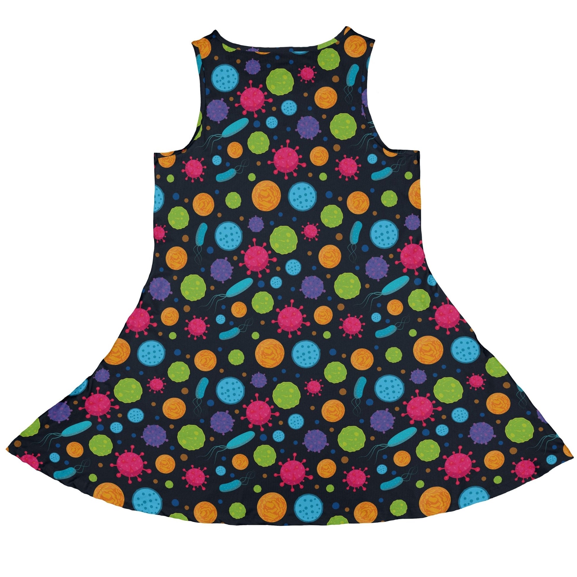Science Microbiology Rainbow Navy Dress Geek Nerd lx - C science print