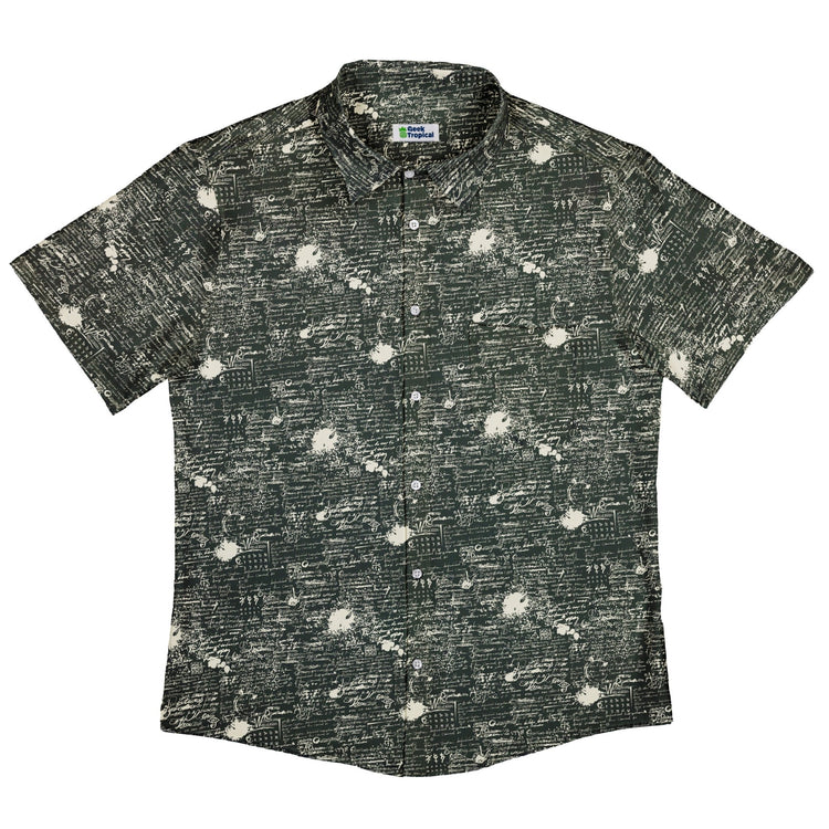 Scripted Ink Button Up Shirt - adult sizing - Book Prints -