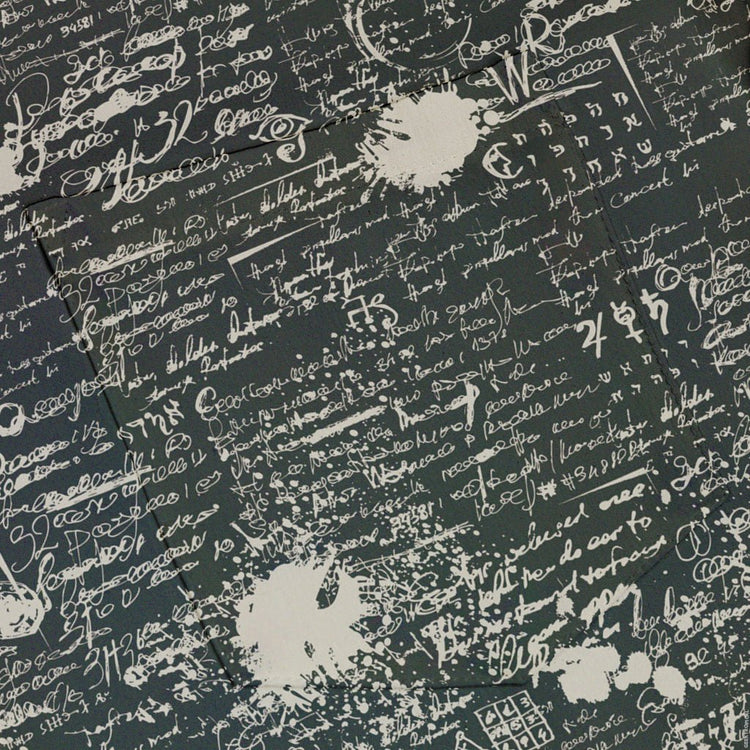 Scripted Ink Button Up Shirt - adult sizing - Book Prints -