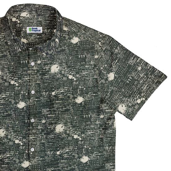 Scripted Ink Button Up Shirt - adult sizing - Book Prints -