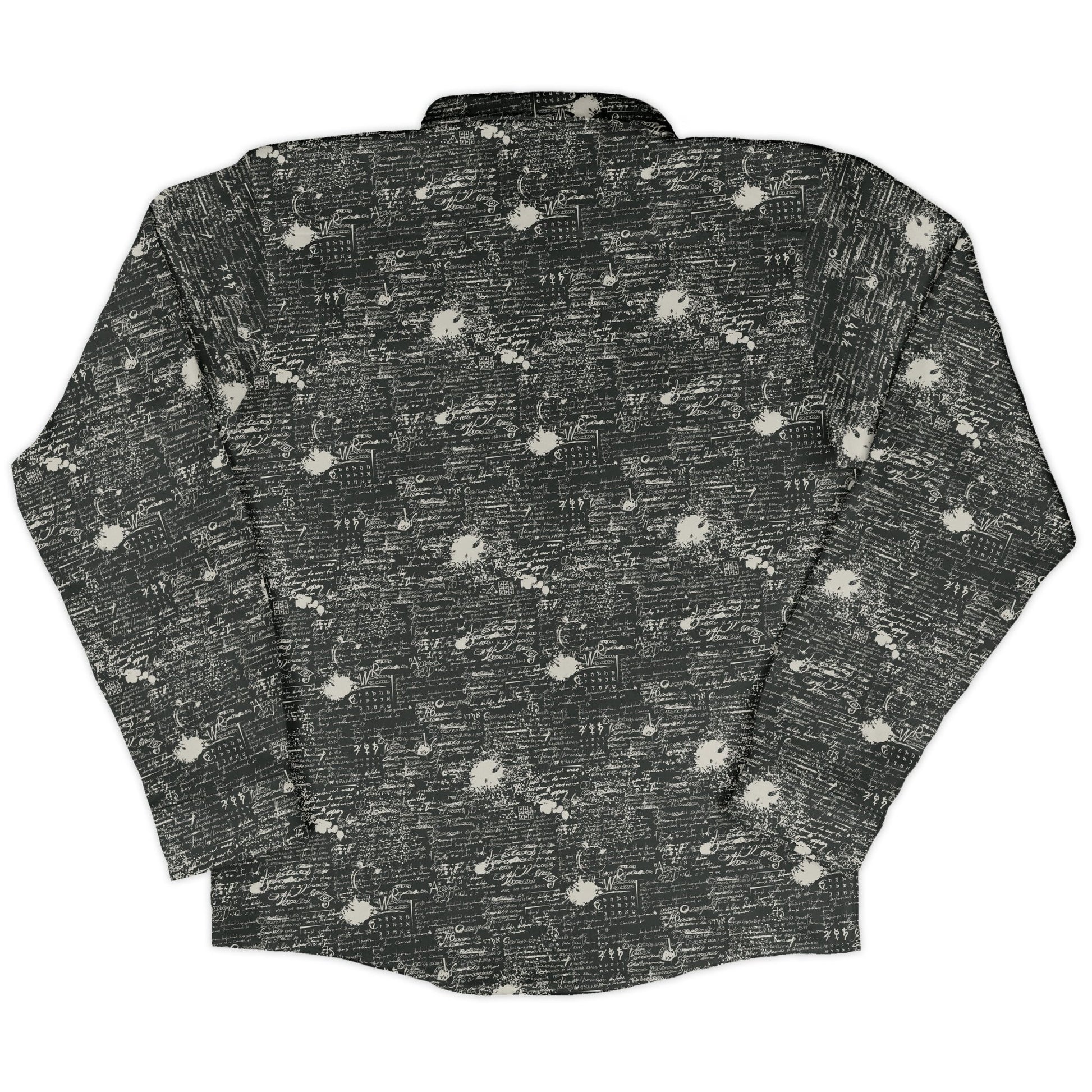 Scripted Ink Long Sleeve Button Up Shirt