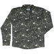 Scripted Ink Long Sleeve Button Up Shirt Geek Nerd adult sizing Book Prints FLOW DESC WRITING