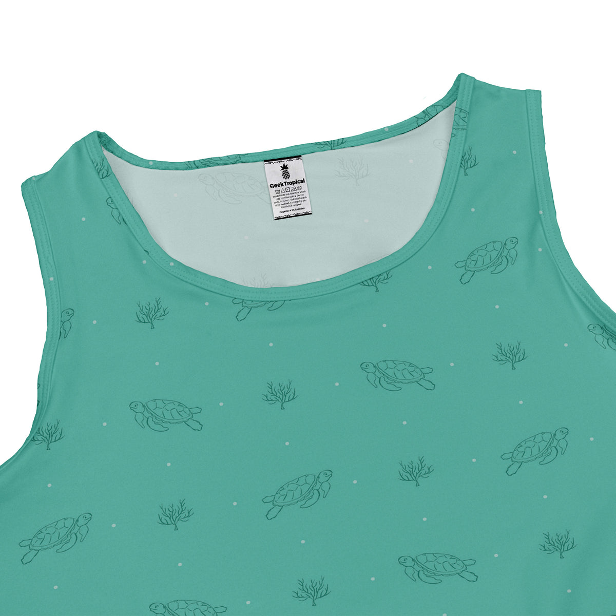Sea Turtle Life Sleeveless Dress close front